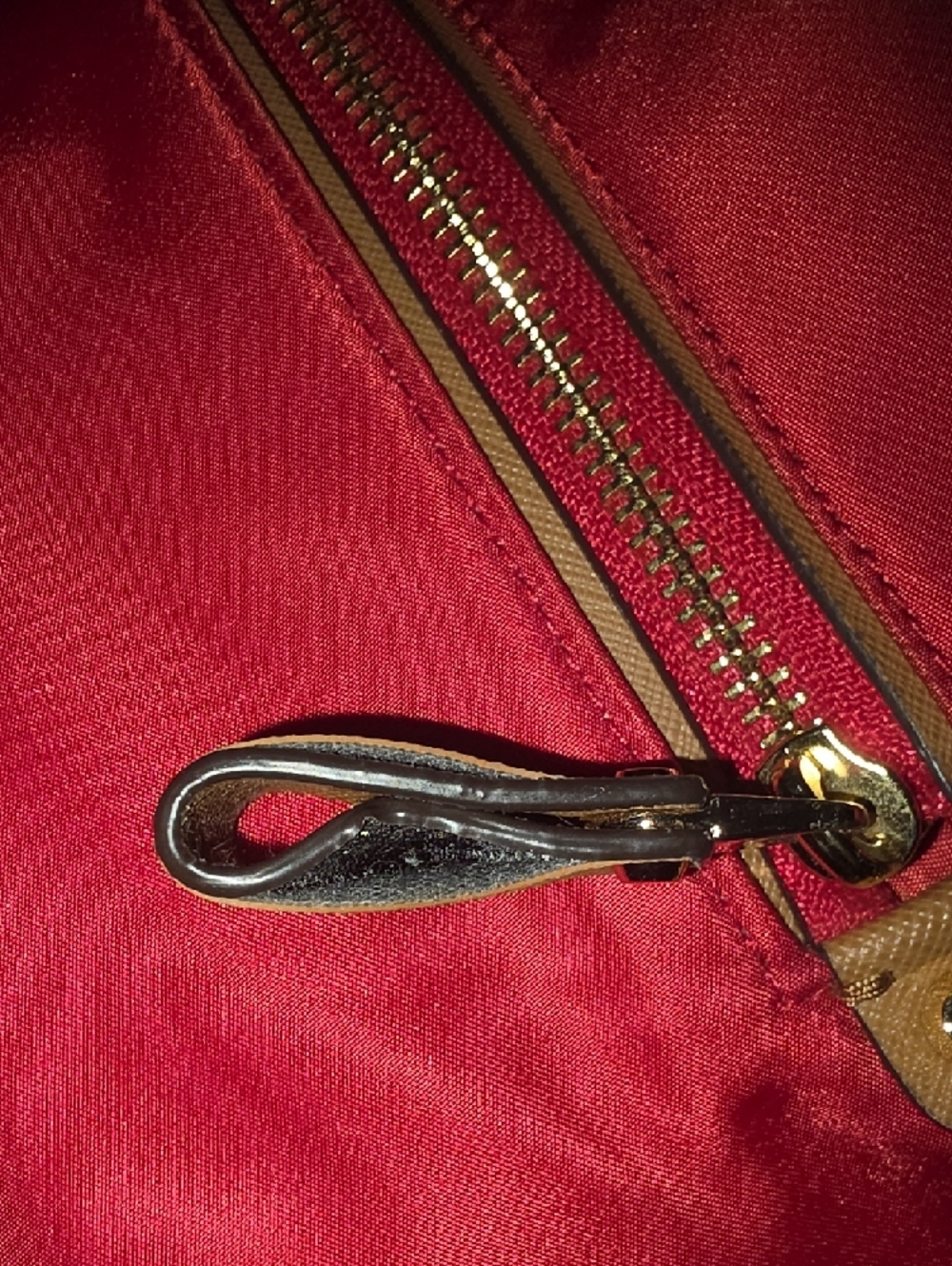 Michael Kors Red Nylon Backpack 16x16 - Picture 11 of 14